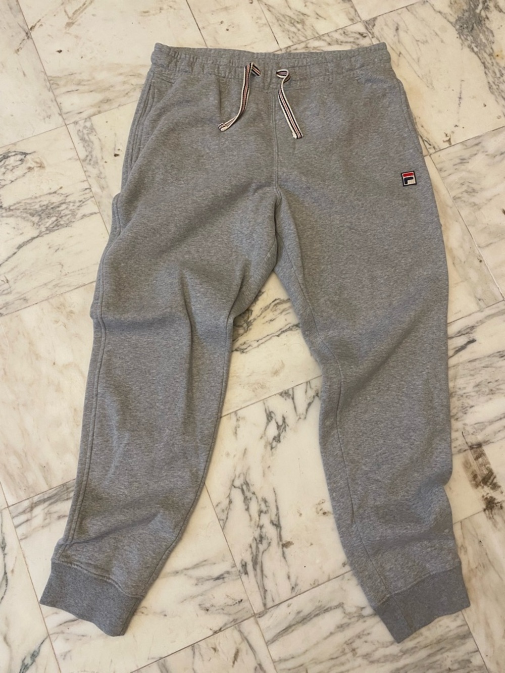 Fila mens XL Gray Elastic Waist Jogger Pants like new